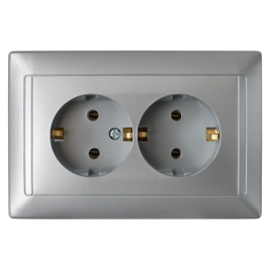 Розетка РС16-313 серебро